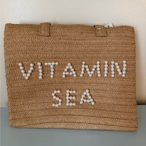 Urban Expressions Woven Tan Tote